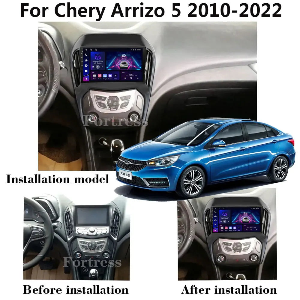 Android 16 Car Radio For Chery Arrizo 5 2010 2011 2012 2013 - 2022 Carplay Auto GPS WIFI+4