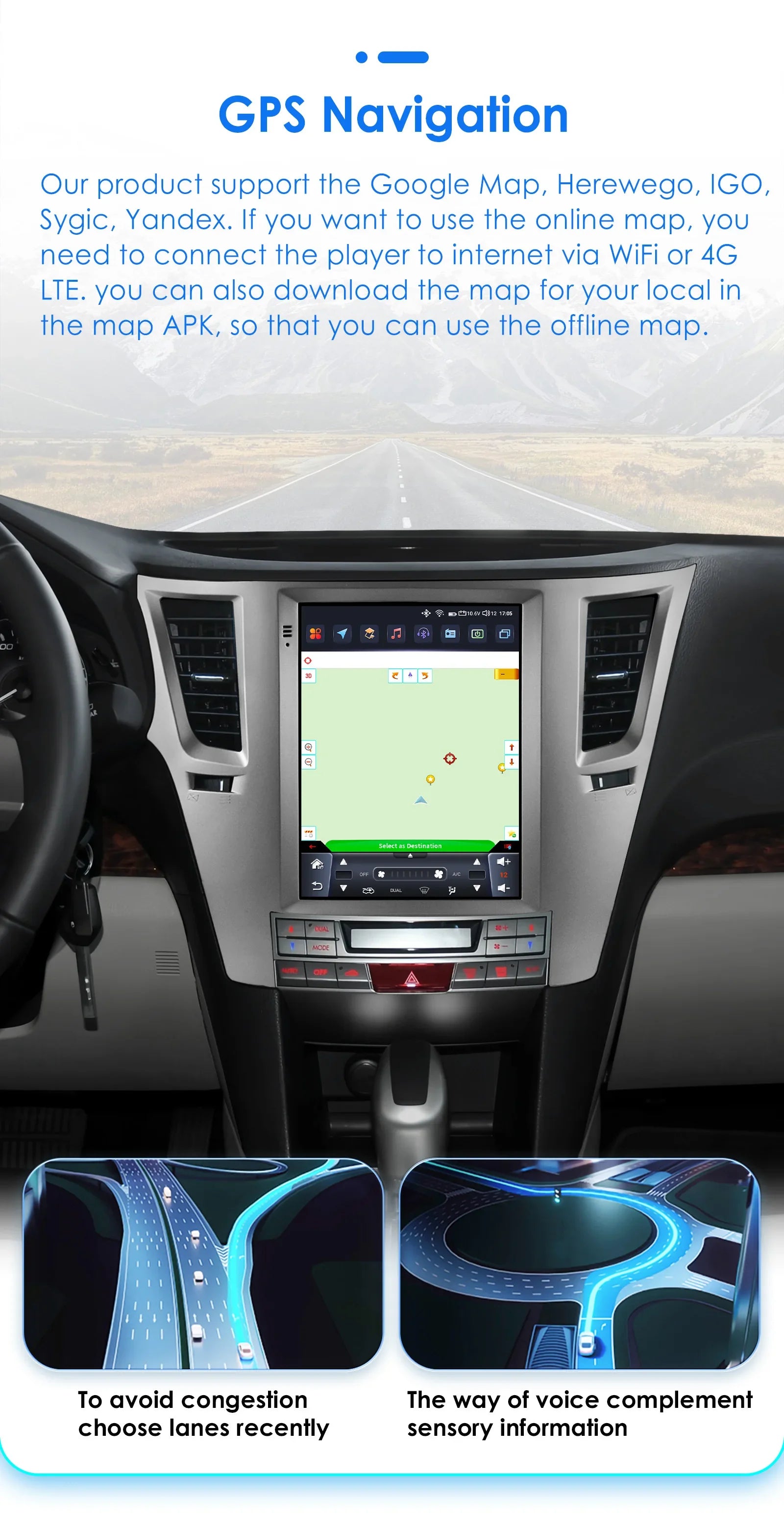9.7"7862 Carplay Android Auto Car radio For Subaru Outback Impreza Legacy multimedia 4G 8C