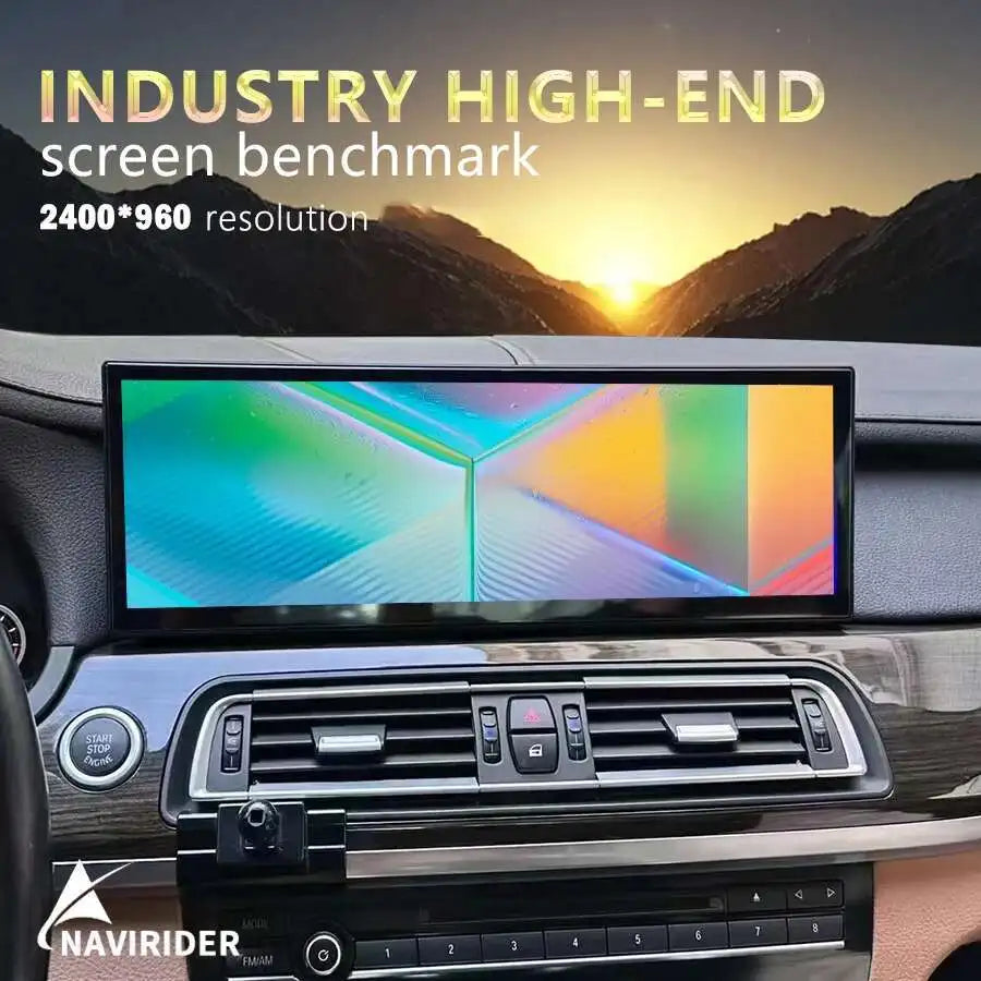 2400*960 Car Video For Bmw X5 E70 X6 E71 2007-2012 Player Display Android GPS 4G WIFI Mult