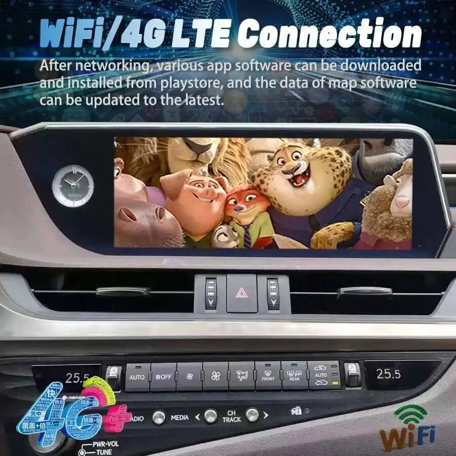 12.3inch Android15 Radio For Lexus ES ES350H ES250 ES350 ES300H 2018-2022 Carplay Car Radi | AUTOKITSHOP