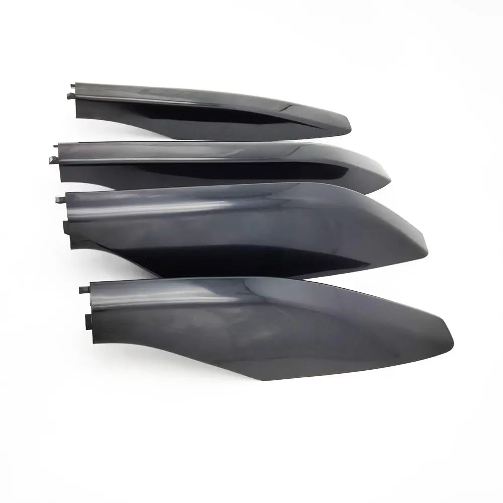 Gloss Black Roof Rack Rail End Cover Cap Shells For Lexus GX470 2003-2009