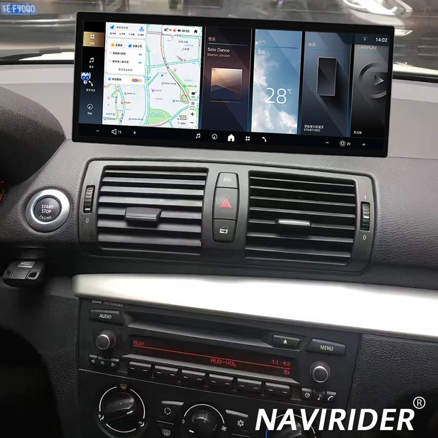 Android 15 AHD Video Player Navigation Car Radio GPS Screen For BMW 1 3 5 7 Series X1 X3 X