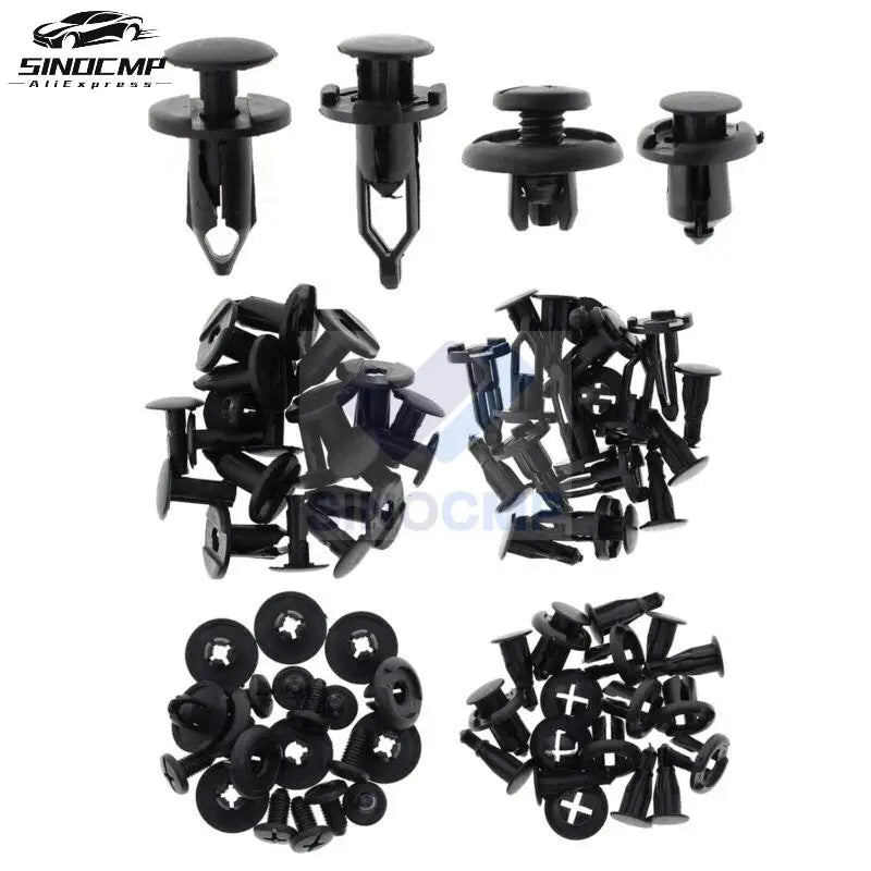 Car Push Plastic Rivet Fasteners Retainer Pin Body Bumper Rivet Trim Moulding Clip Accesso