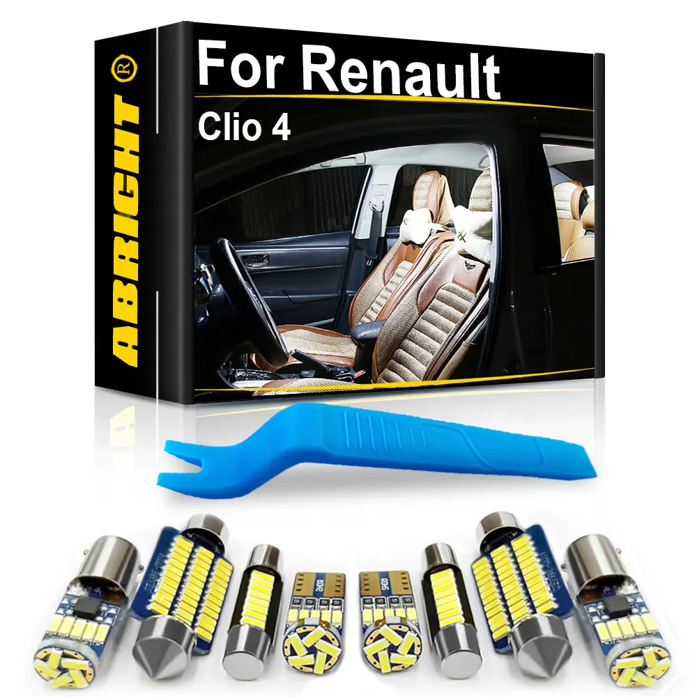 LED Interior Light Kit for Renault Clio 4 - Canbus Error-Free Bulbs | AUTOKITSHOP