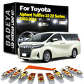 BADEYA LED Interior Map Dome Trunk Light Kit For Toyota Alphard Vellfire 10 20 Series 2003