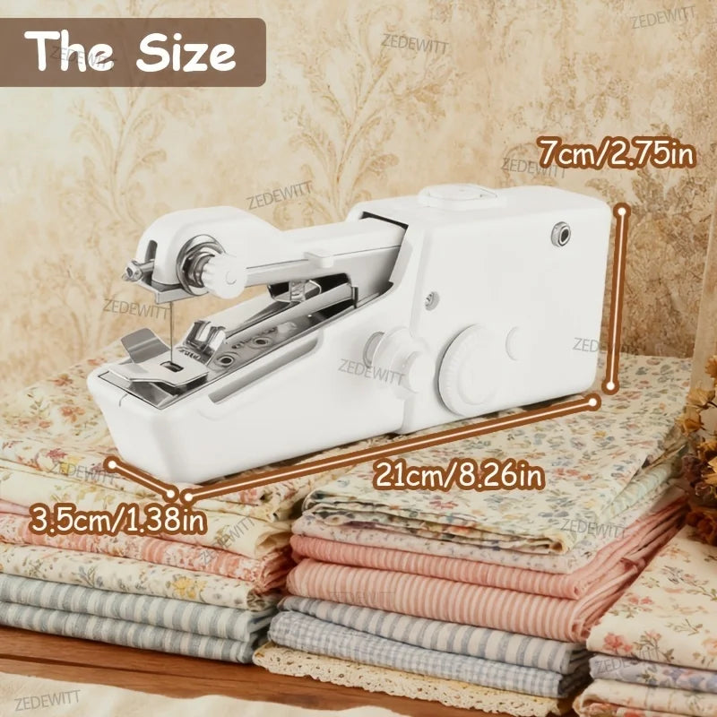For Household DIY Craft Use Portable Mini Handheld Electric Sewing Machine Quick Stitch Clothing - Automotive LED Light