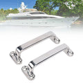 Boat Door Grab Handle 316 Stainless Steel 120mm Marine Handrail Handle for Yachts RVs Metal Grab - Automotive LED Light