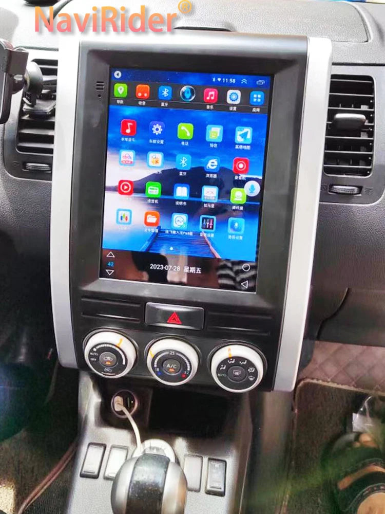 AHD GPS DSP 256GB SCREEN For Nissan Xtrail MX6 X-trail T31 2007-2015 Android 15 wireless B