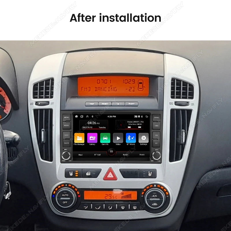 For Kia Ceed 2007 2008 2009 Carpay Touch Screen Car Radio Stereo Android Auto Multimedia V | AUTOKITSHOP