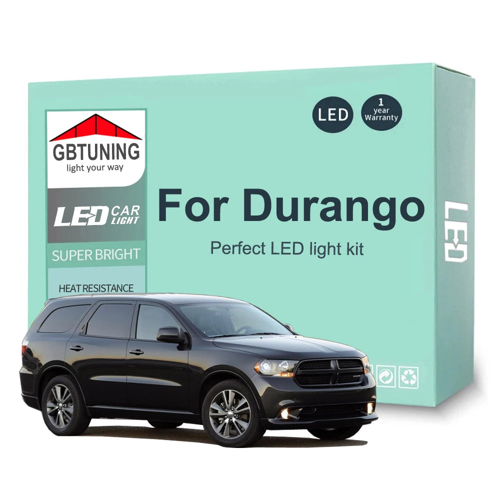 LED Interior Light Kit for Dodge Durango 1998-2017 - Canbus Dome Map Door Trunk Bulbs | AUTOKITSHOP