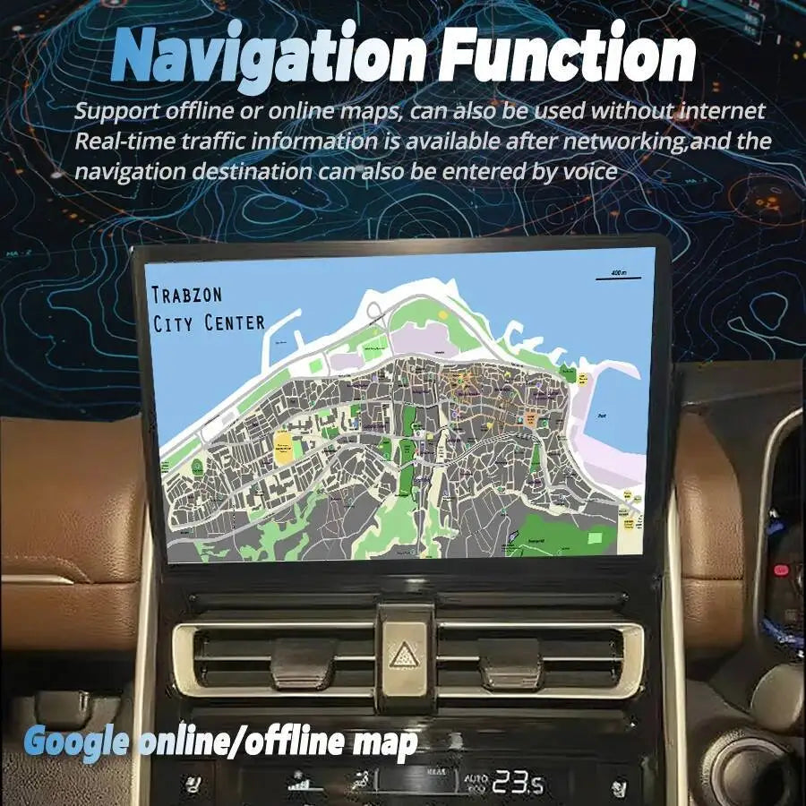 11.5" Android Screen For Toyota Innova 2023 2024 2025 Navigation GPS Car Radio Multimedia