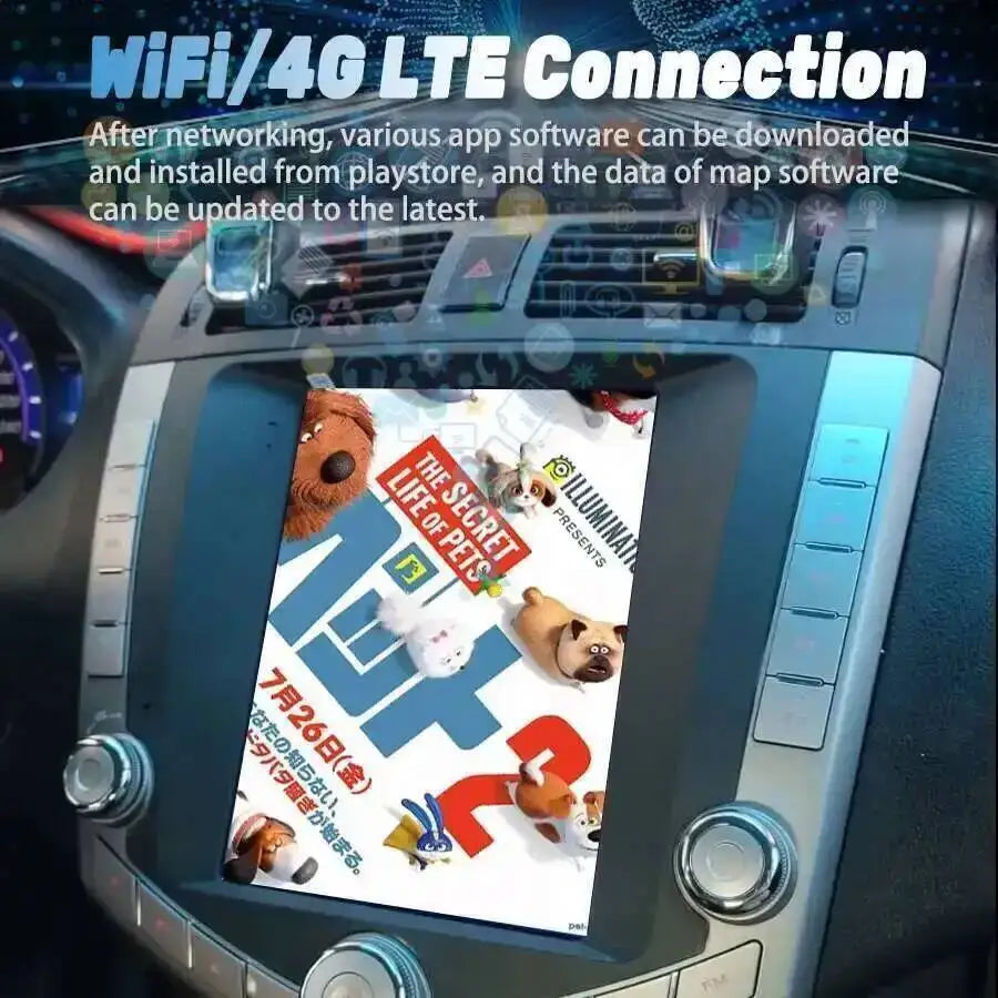 Car Multimedia Video Player NAVIRIDER For Byd S6 Automatic Vertical Screen Radio Wireless
