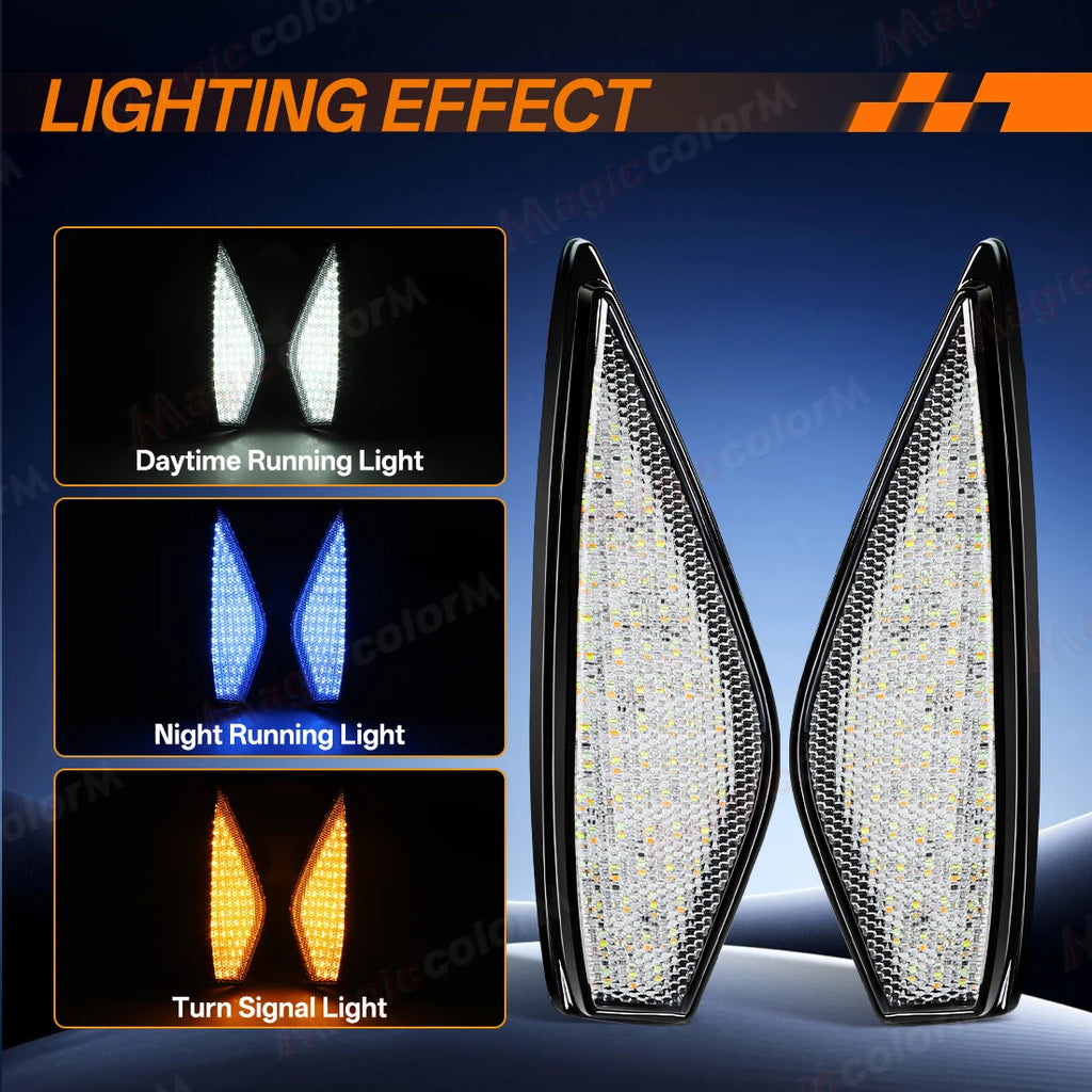 LED DRL For Honda Civic 2025 2026 Daytime Running Lights Turn Signal Fog Lamps Start-up An | AUTOKITSHOP