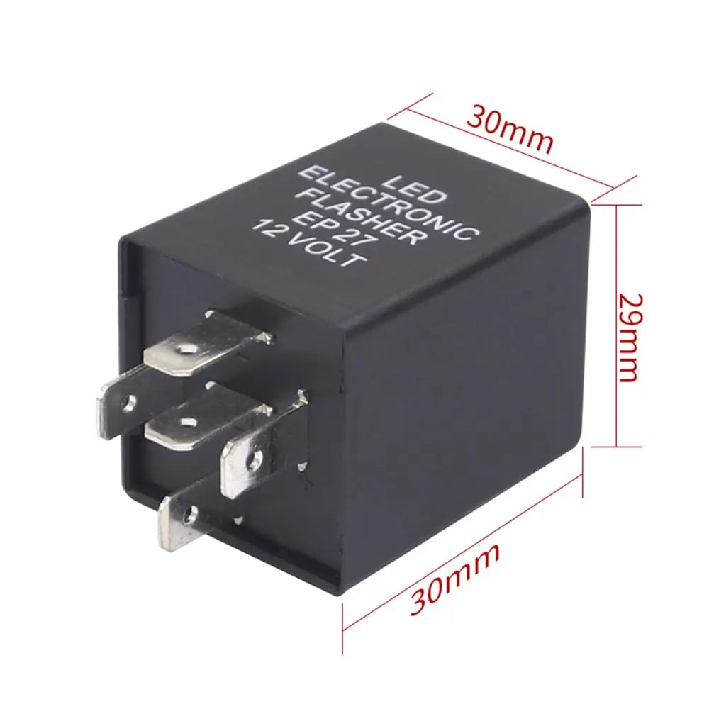 5-Pin EP27 LED Flasher Relay For Fix Turn Signal Lamps Hyper Flash Blinker Issue