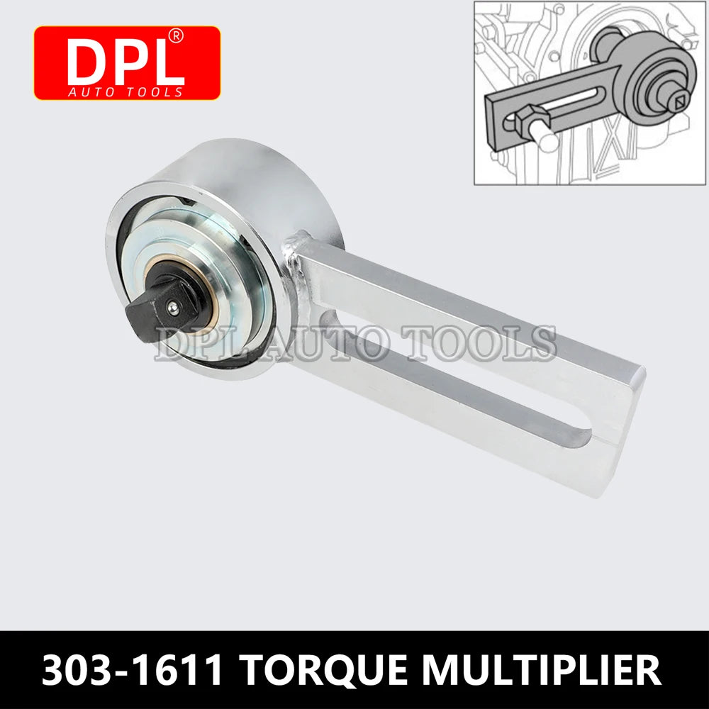 303-1611 Engine Crankshaft Belt Pulley Removal Tools Torque Multiplier For Ford 1.0T ECOBOOST Pu - Automotive LED Light