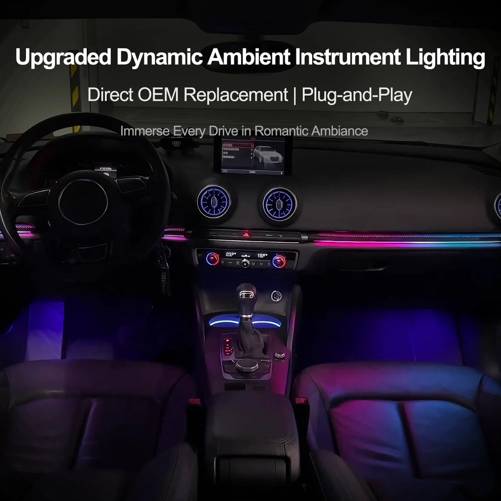 RGB - Ambient Light - for Audi RS3 A3 2013-2025 - Car Interior Lighting