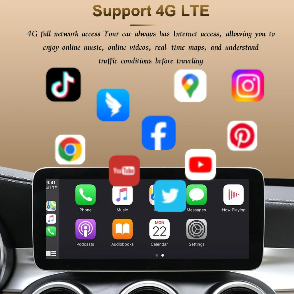 12.3'' Android Car Radio For Mercedes Benz ML GL GLE GLS W166 X166 2012 2013 2014 - 2019 S | AUTOKITSHOP
