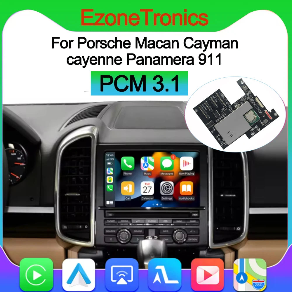 Wireless Carplay Module For Porsche/Cayenne/Cayman/Boxster 911 918 PCM 3.1/4.0 Android Aut