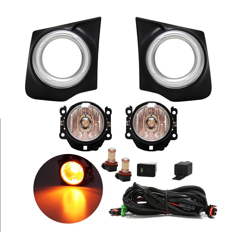 Led Fog Light for Mitsubishi TRITON L200 2015 2016 2017 2018 DRL Daytime Running Lamp Bump | AUTOKITSHOP