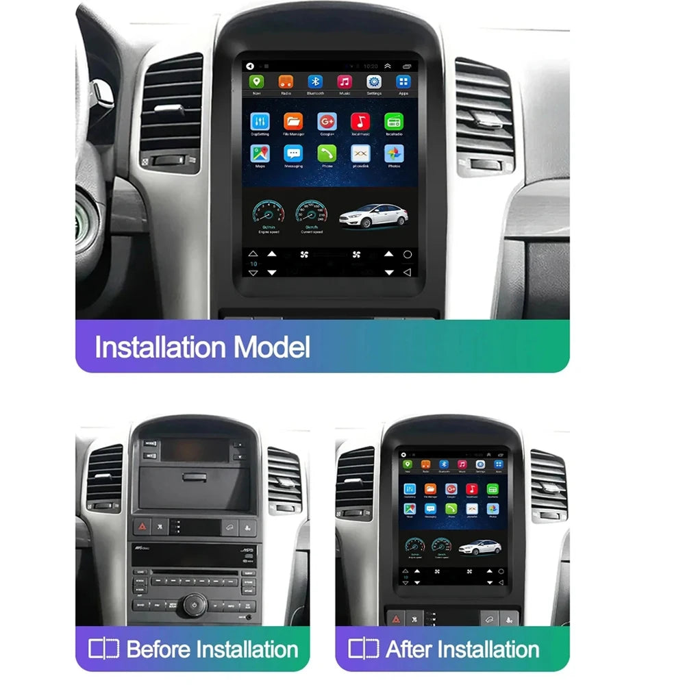 Wireless Carplay For Chevrolet Captiva 2006 - 2012 Android 16 Auto Car Radio Multimedia Vi