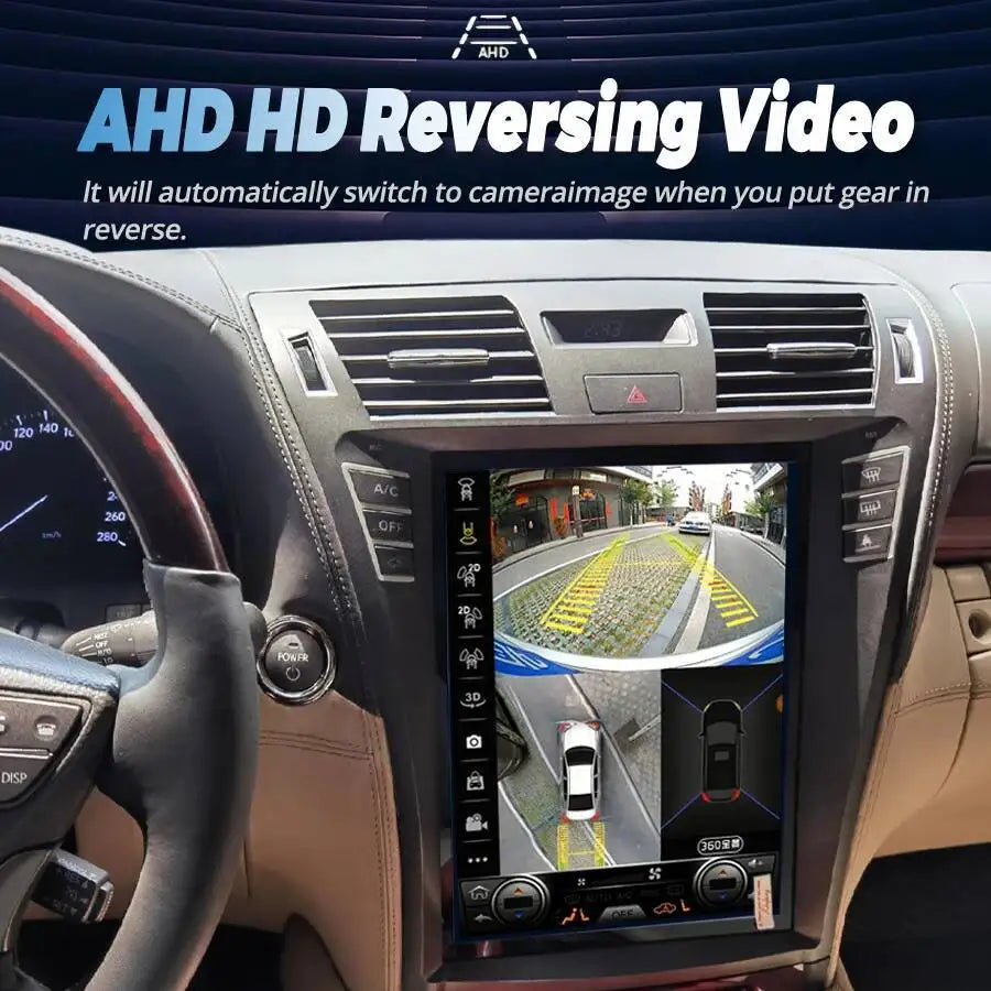 Android 256G Vertical Screen For Lexus LS460 LS600h 2006-2012 Qualcomm 665 Snapdragon Car  | AUTOKITSHOP