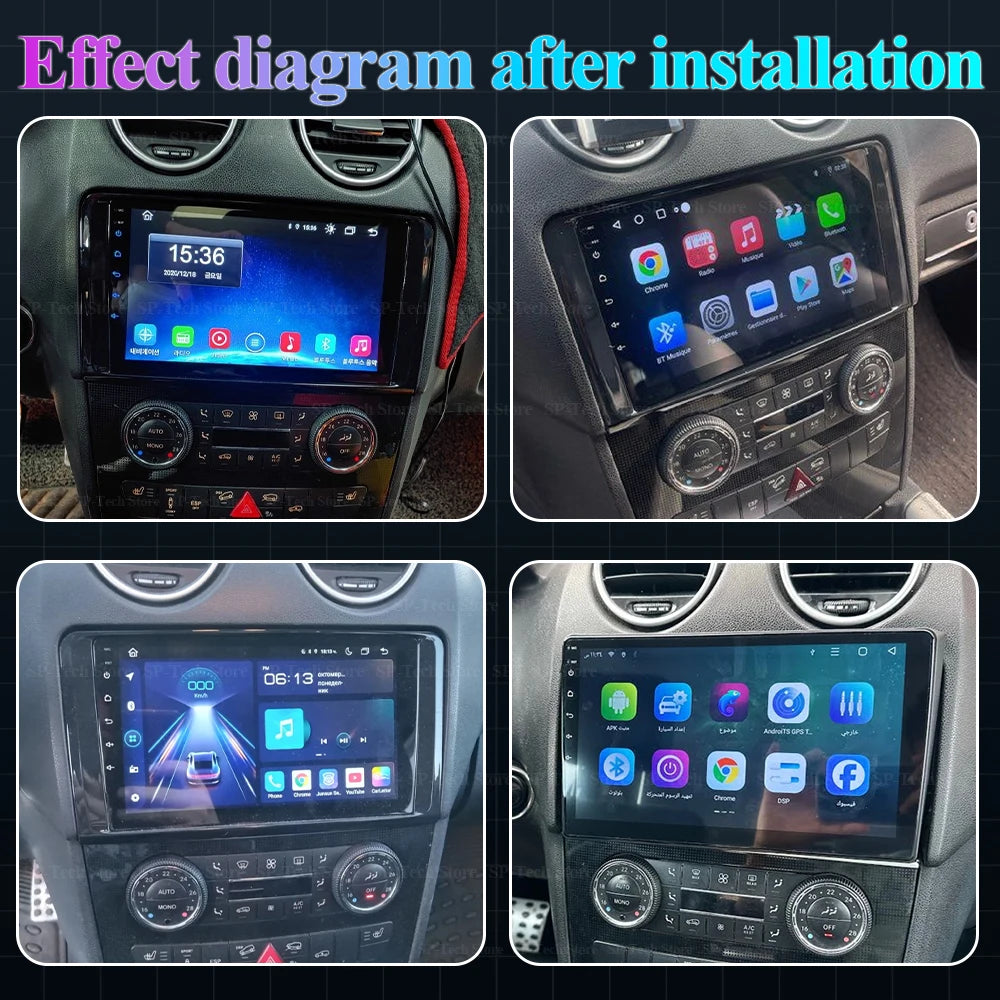 Android 16 For Benz Gl Ml W164 Ml350 Ml500 X164 2005-2012 Car Radio Multimedia Video Playe | AUTOKITSHOP