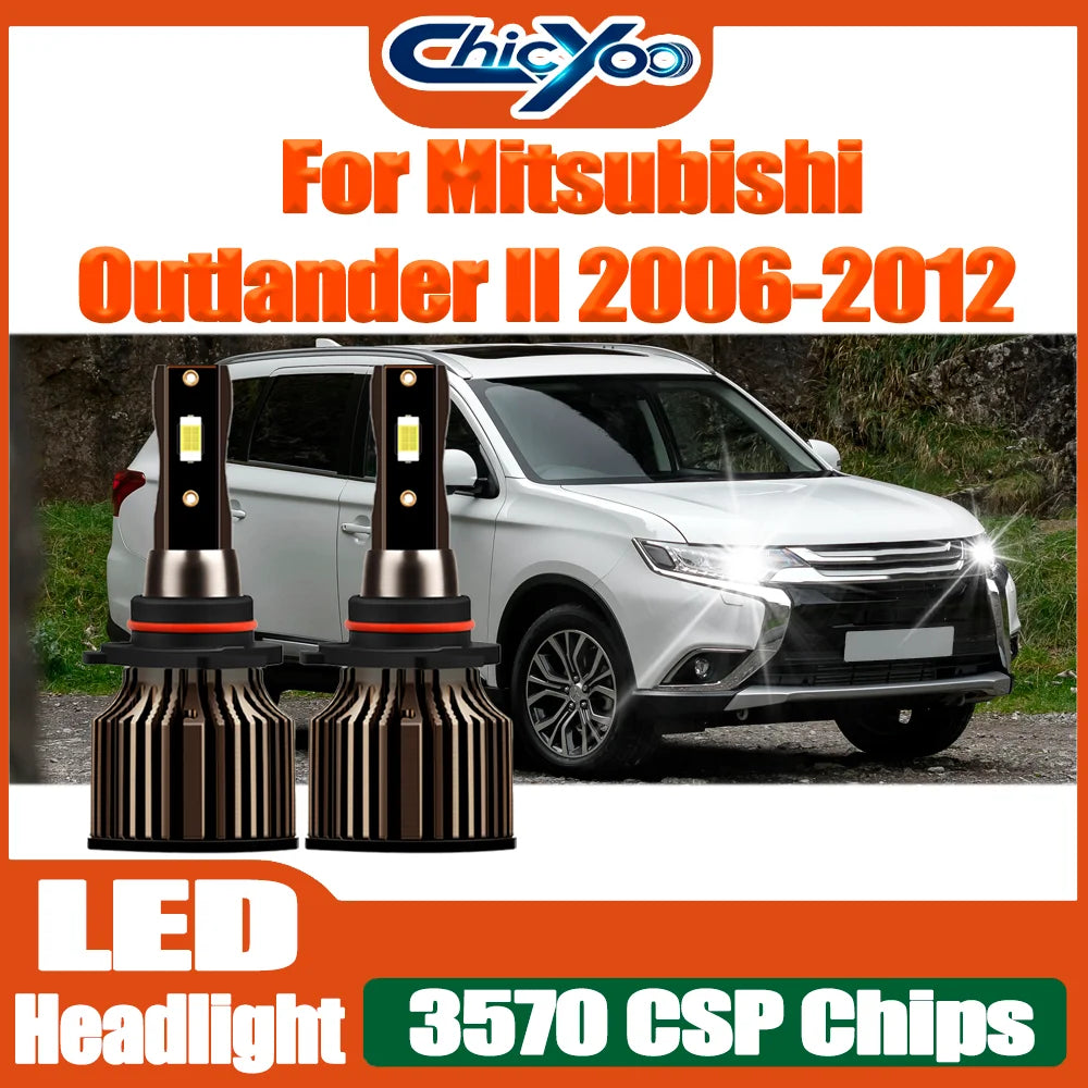 2X CSP Chip High Beam 9005 LED Headlight 20000LM 120W High Beam Lamp Car Light 6500K White