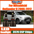 2X CSP Chip High Beam 9005 LED Headlight 20000LM 120W High Beam Lamp Car Light 6500K White