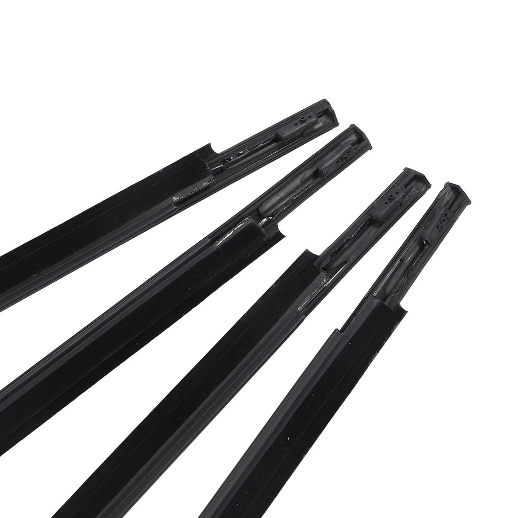 4Pcs Car Door Window Moulding Trim Weatherstrip Belt 75722 60080 for Land Cruiser Prado 120 Seri - Automotive LED Light