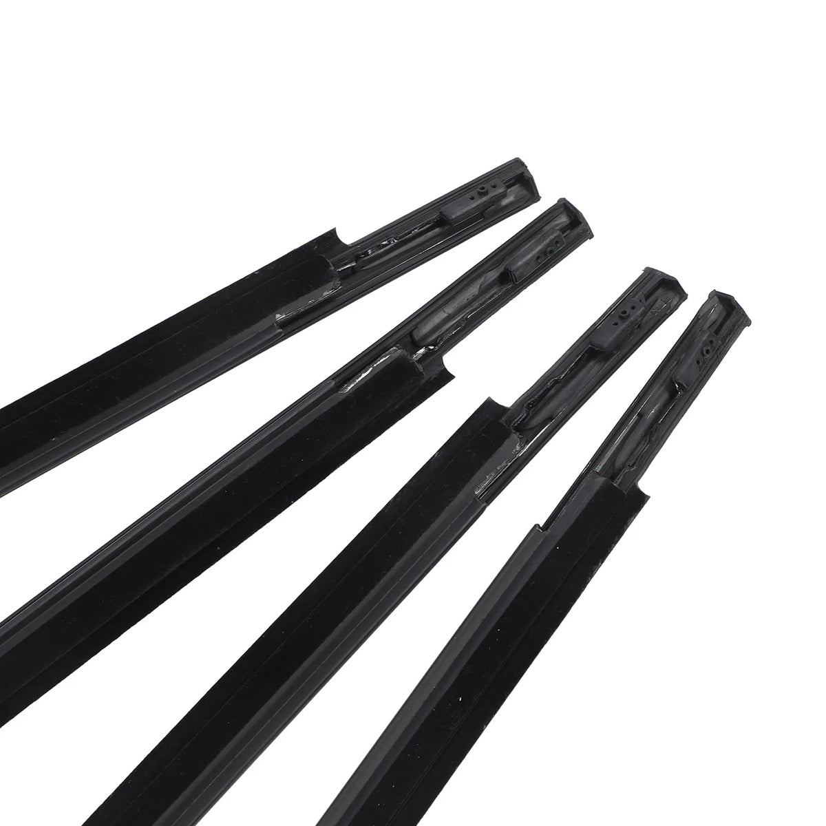 4Pcs Car Door Window Moulding Trim Weatherstrip Belt 75722 60080 for Land Cruiser Prado 120 Seri - Automotive LED Light