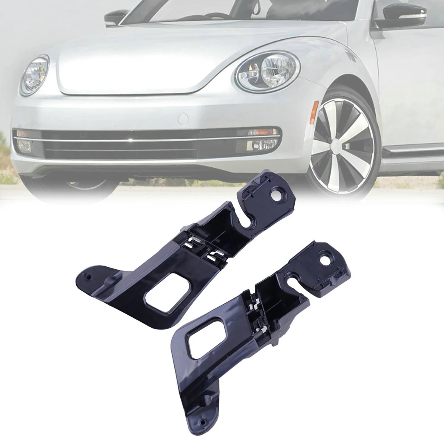 SINOCMP 1Pair Front Bumper Cover Holder Mount Bracket Replacement 5C5807773 5C5807774 For