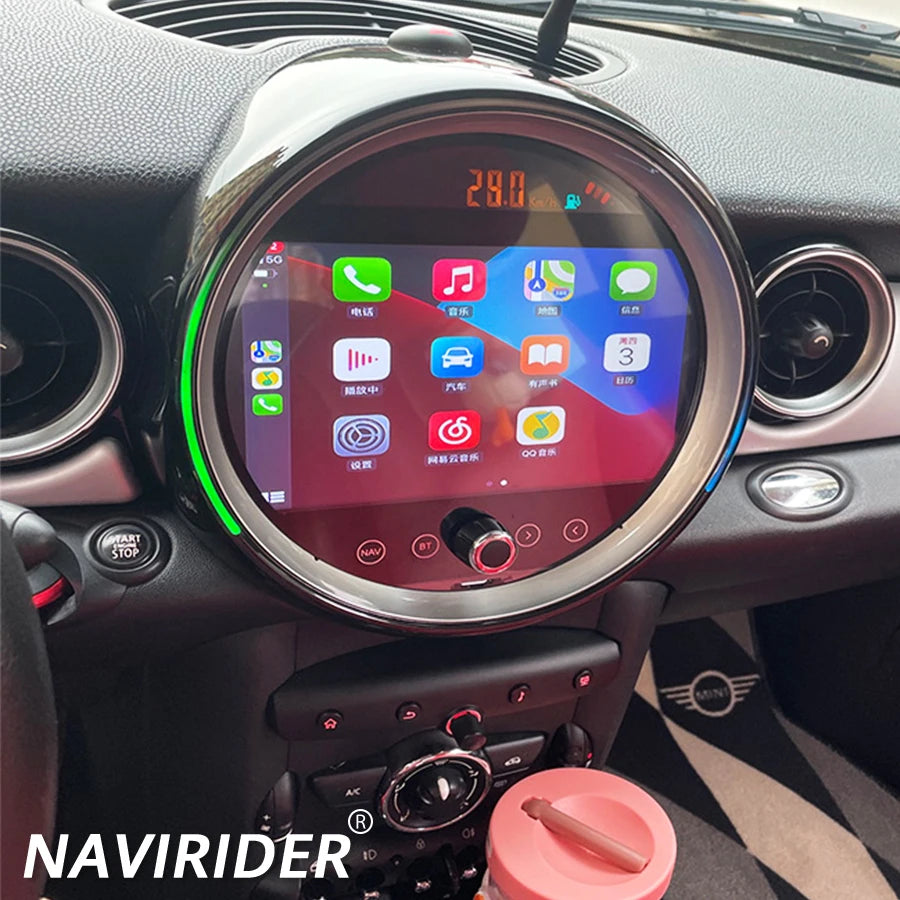 8Core Car Radio Android 14 Multimedia Video Player For BMW Mini Cooper R56 R60 R51 2006 -
