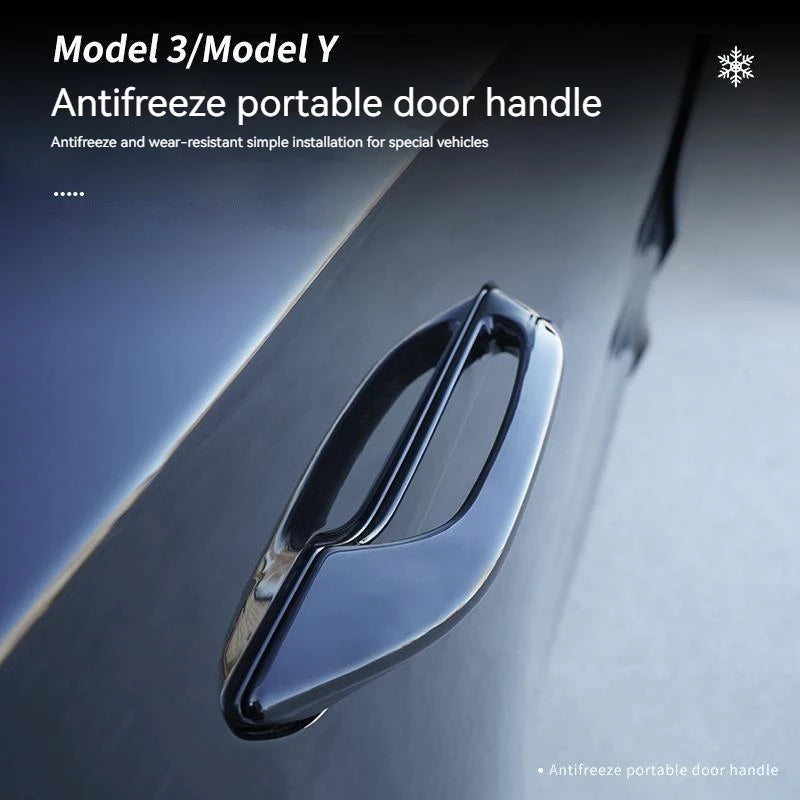 Bonding Car Door Handle Protection Cover For Tesla Model 3 Model Y 2021-23 Car F for Tesla Model Y Model 3 - Automotive