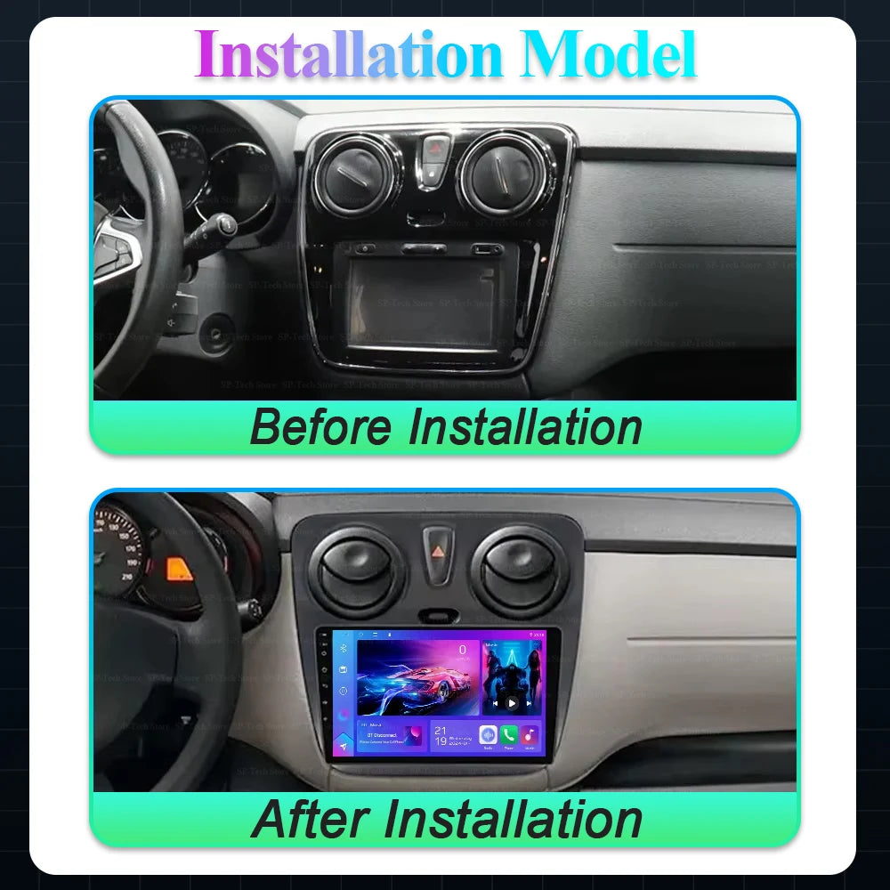 Android 16 For Renault Dokker Lodgy Dacia 2012 - 2020 Car Radio Multimedia Player Android  | AUTOKITSHOP