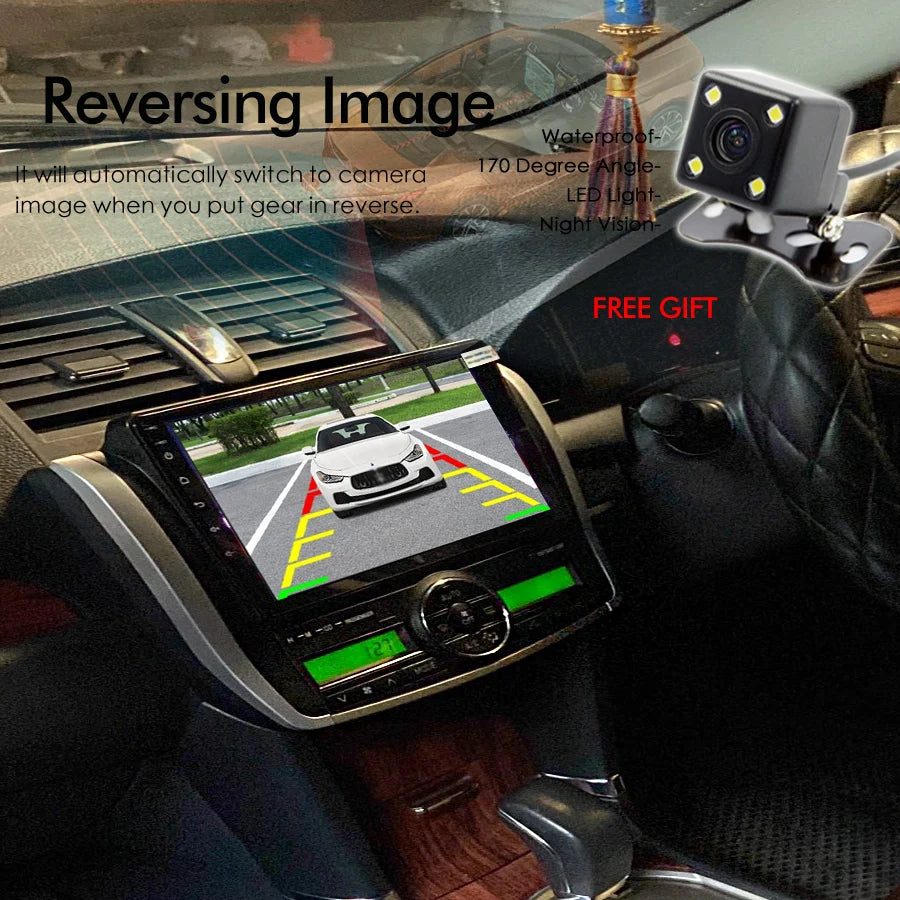 AI Voice Android 14 big screen Car Video Player Radio Upgrade For Toyota Allion T260 2007-