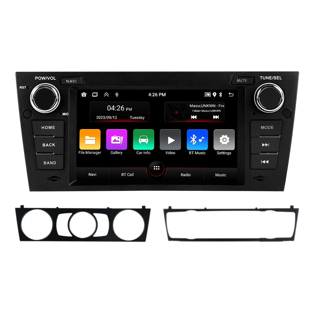 Wireless CarPlay Android Auto Car Radio for BMW 3-Series E90 E91 E92 E93 2005-2013 Multime | AUTOKITSHOP