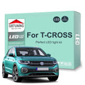 11-Piece LED Interior Light Kit for Volkswagen VW T-CROSS - Canbus Error-Free Bulbs | AUTOKITSHOP