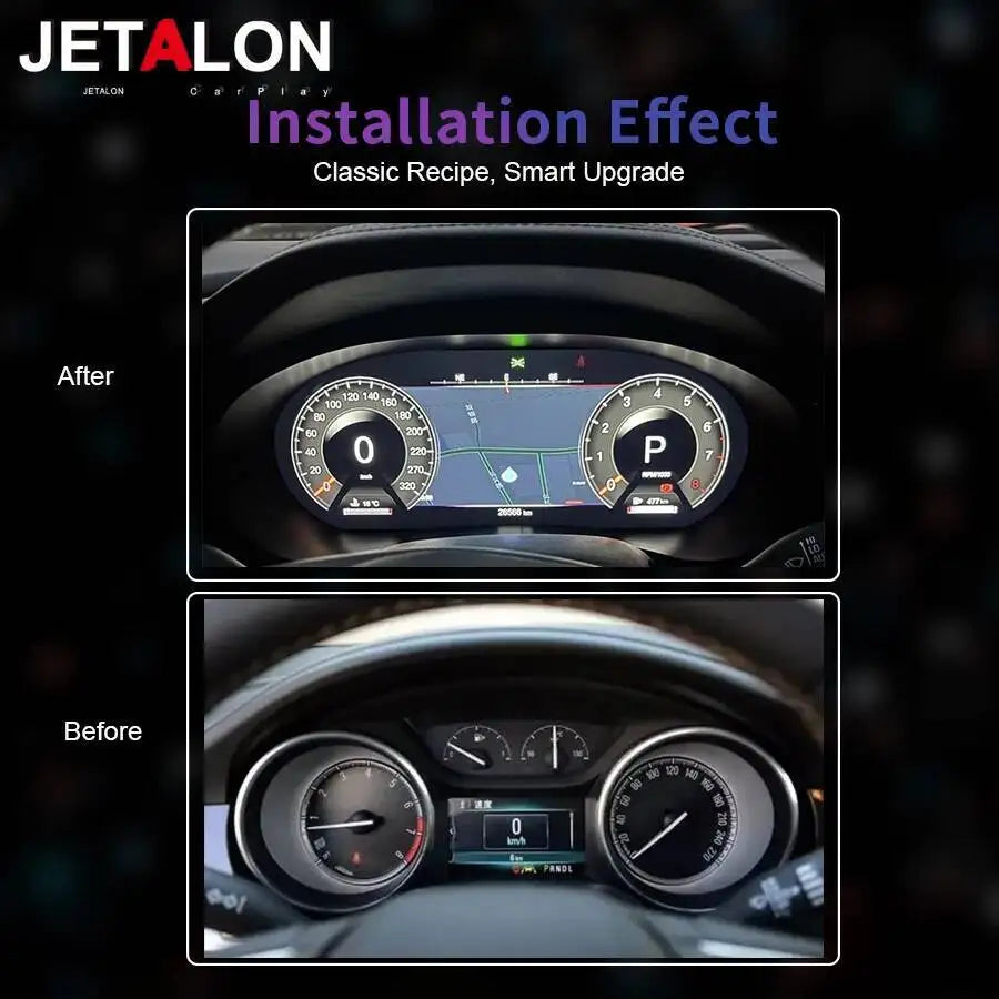 12.3" LCD Instrument Cluster For Opel Insignia Buick Regal 2009-2015 Virtual Cockpit Speed | AUTOKITSHOP