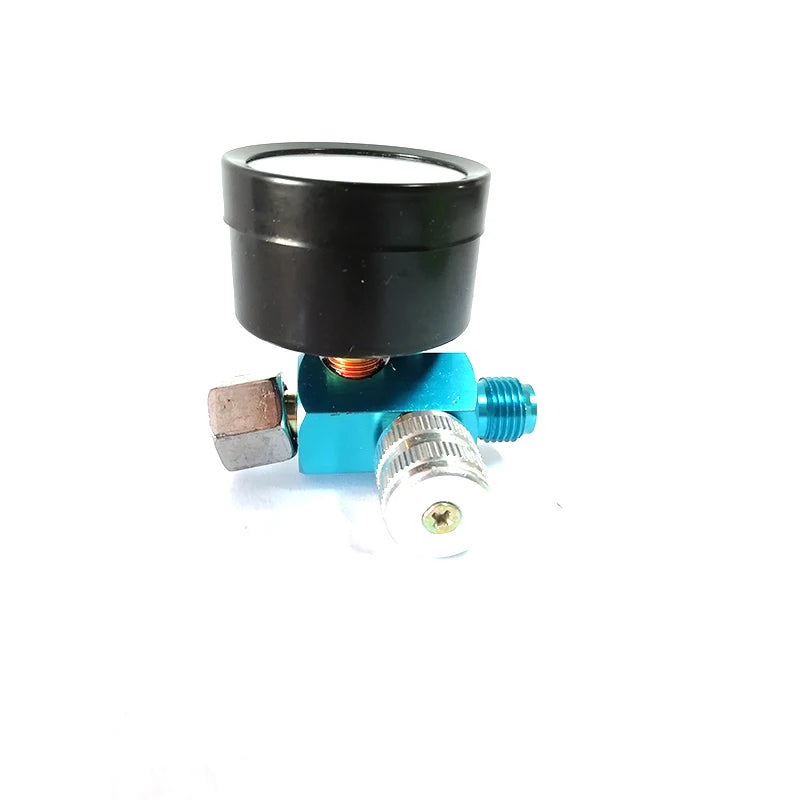 Car Digital Spray Paint Gun Regulator Air Pressure Gauge 1/4inch HVLP Compressor