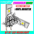 H1 H7 High Power LED Headlight Plug And Play Wireless With Fan Fast Cooling Automobile Dio