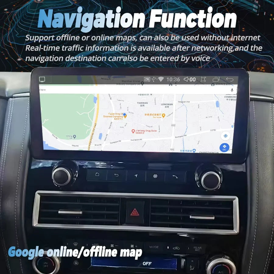 For Nissan Patrol Armada Y62 QX80 2016-2020 Auto CarPlay Android 15 GPS Multimedia Player  | AUTOKITSHOP