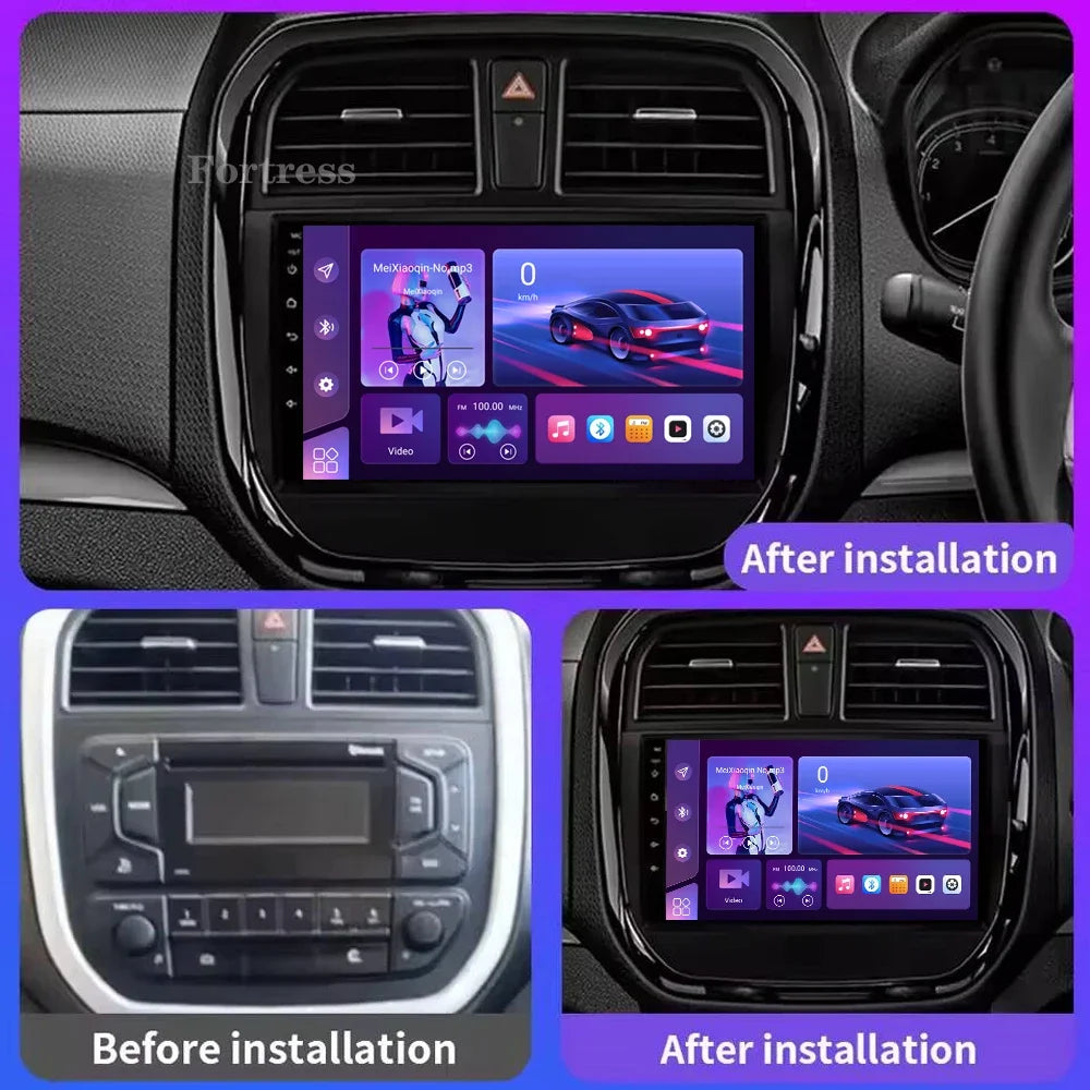 Car Radio Android 16 Carplay For Suzuki Vitara Brezza 2016 - 2019 Navigation GPS Android A
