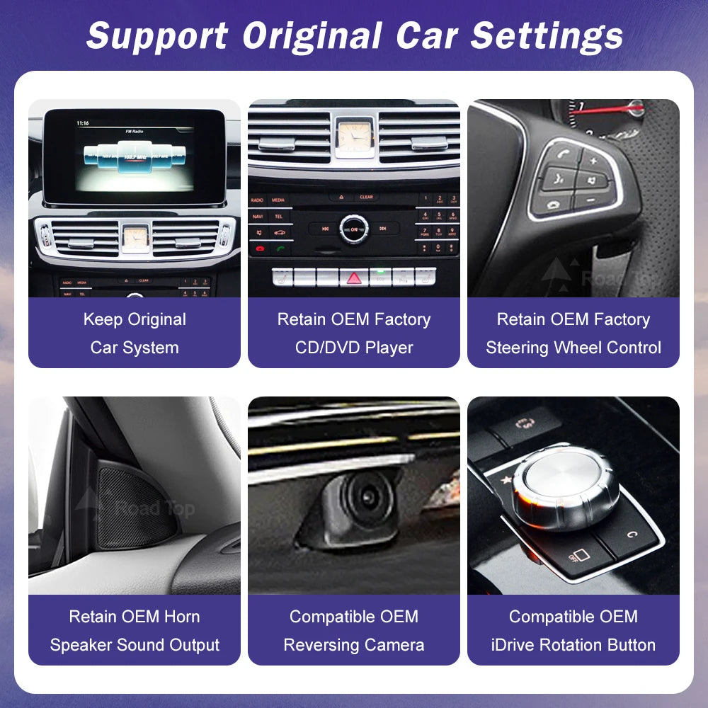 Linux Car Multimedia Touch Screen Radio for Mercedes Benz CLS W218 2010-2018 Android Auto  | AUTOKITSHOP