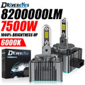 7500W D1S LED D2S D3S D4S D5S 1:1 HID D1R D2R D3R D4R Headlight Car Turbo LED 30PC CSP Lam