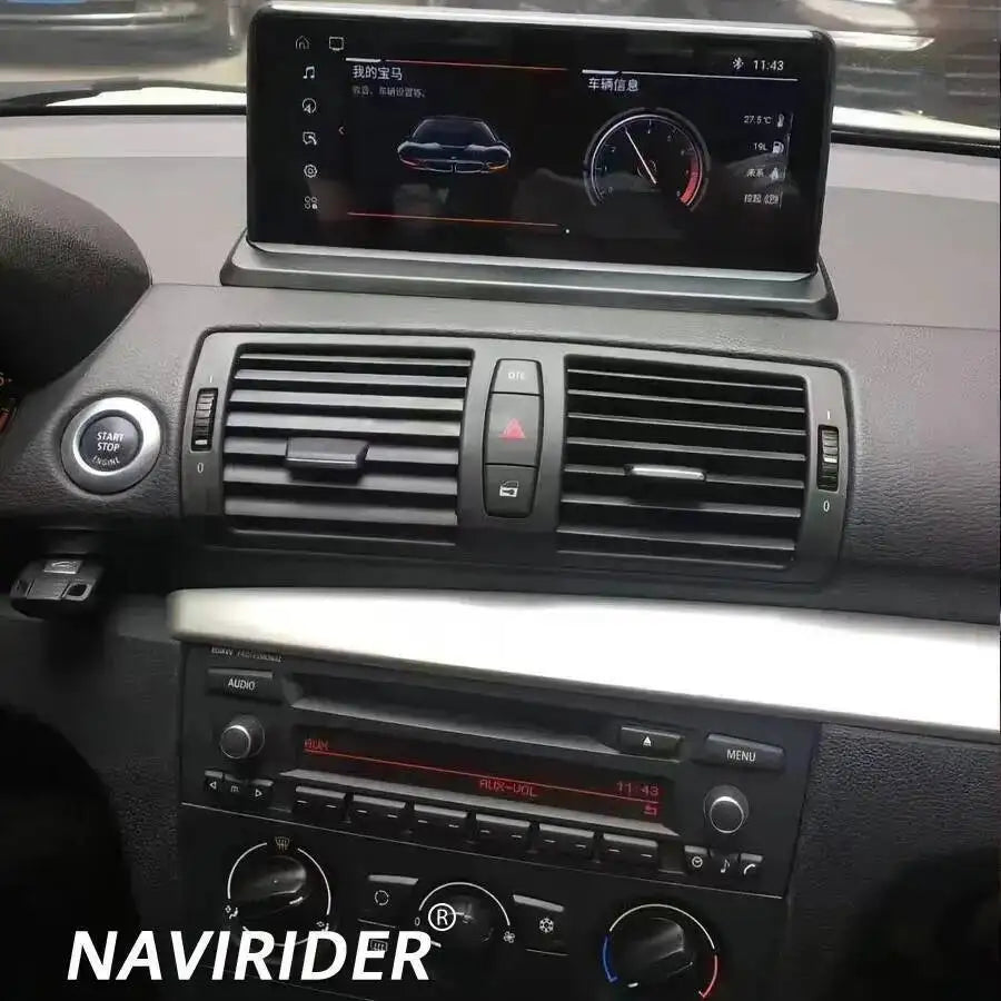 Screen For BMW 1 Series E81 E82 E87 E88 2004-2014 Navigation 10.25inch Android 14 GPS BT C