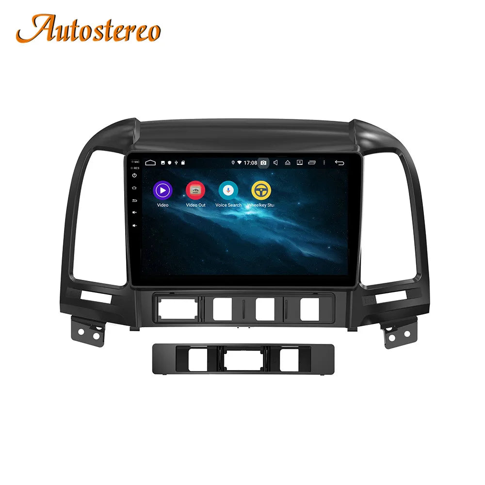Carplay Android 14 Car Multimedia Player GPS Navigation for Hyundai Sante Fe 2006-2012 Car