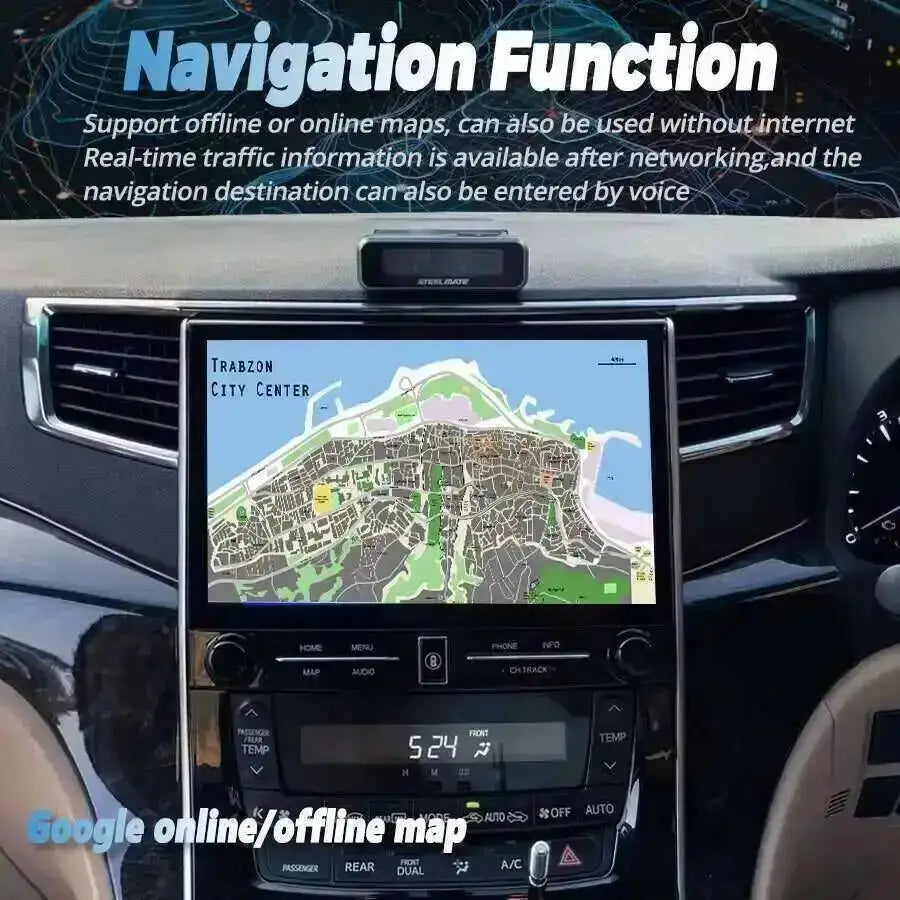 11.5 Inch CarPlay Head Unit Navigation for Toyota VELLFIRE Alphard 2008-2014Screen Multime | AUTOKITSHOP