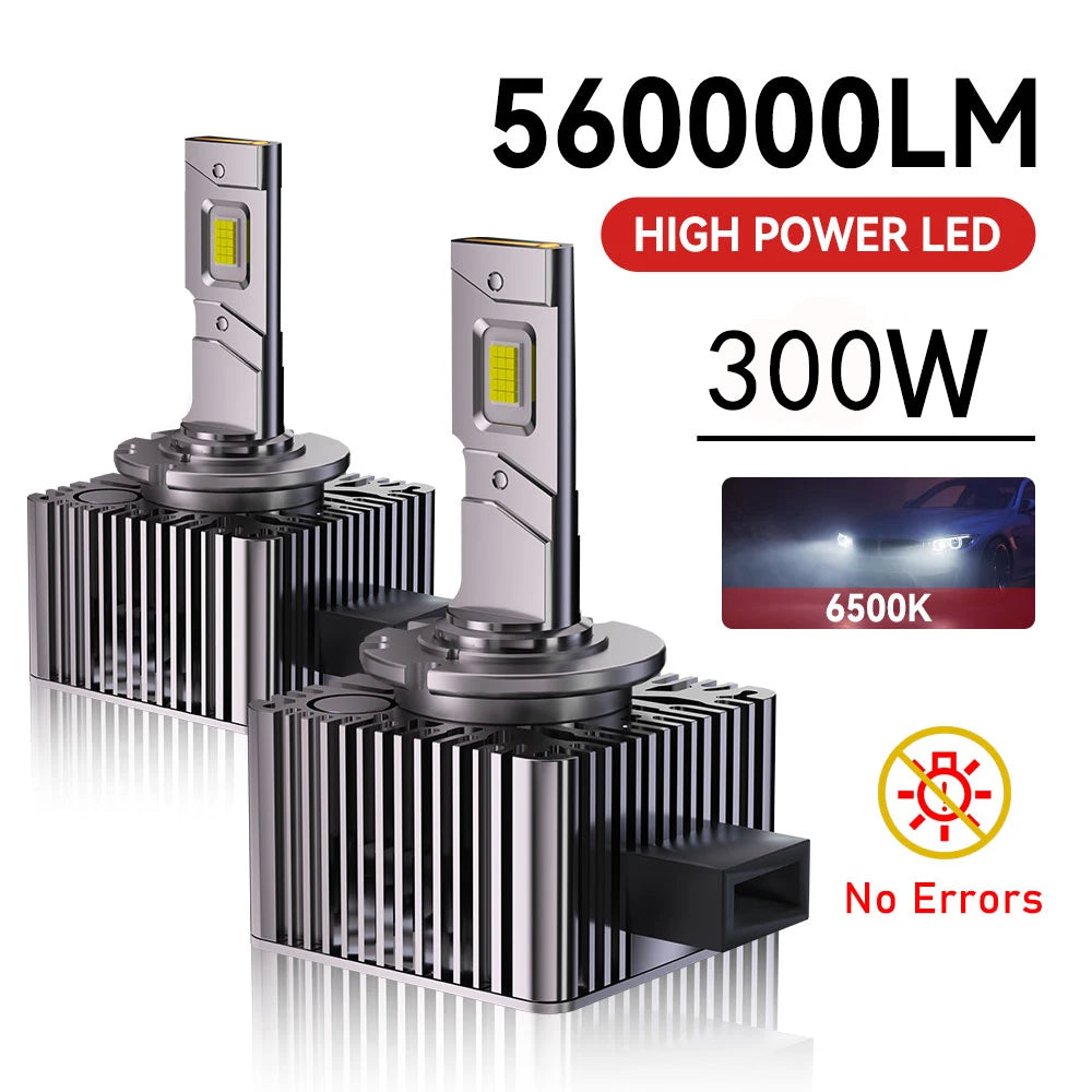 D Series D1S D3S Led Headlight Bulbs 12V 24V Canbus No Error D4S D5S D2S Led Lights D4R D2