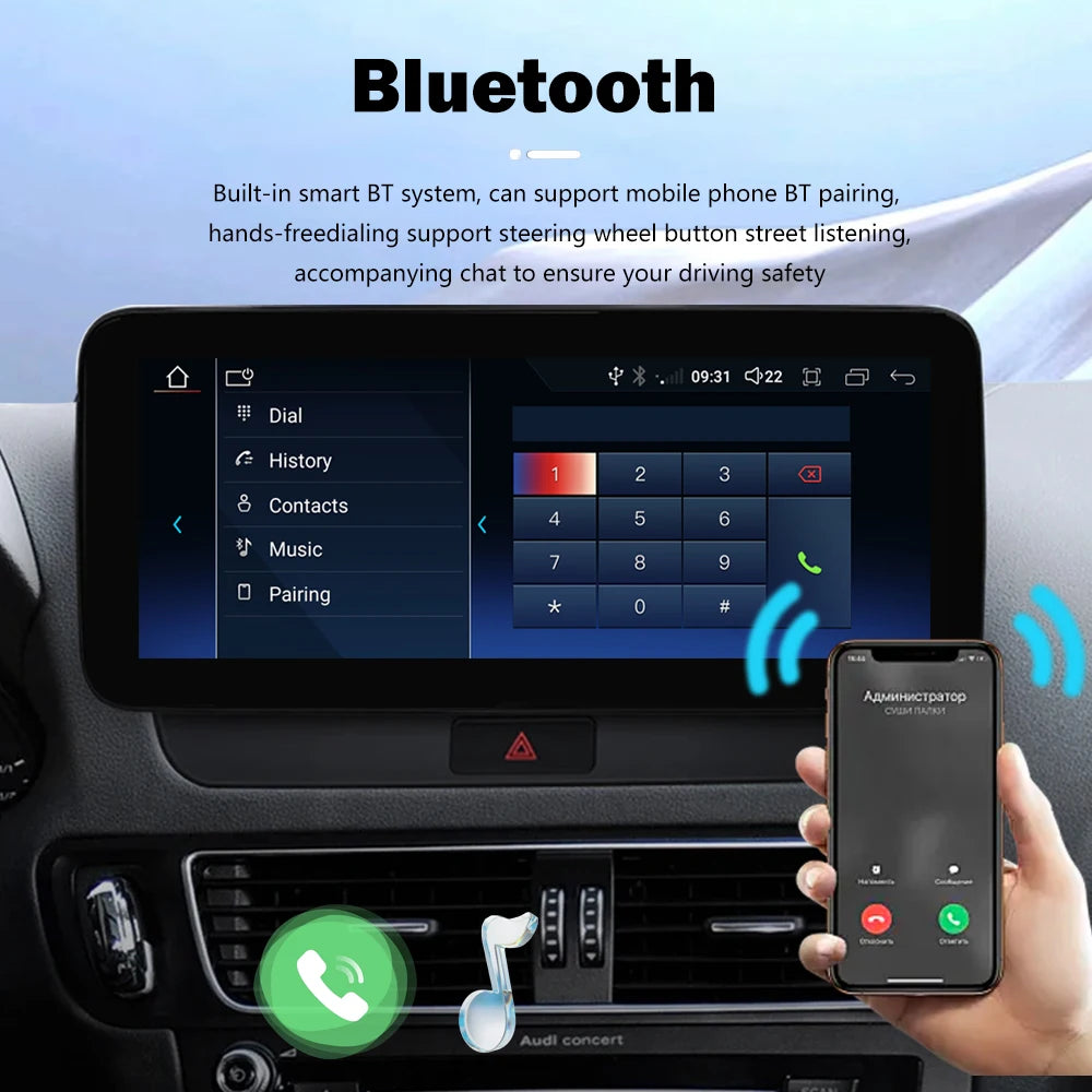7 Inch For Audi A3 2013-2018 Android Auto QLED Screen Car Accessories Auto Carplay Monitor