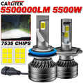 5500W H1 H4 H7 LED Headlight Canbus No Errors H8 H11 HB3 9005 HB4 9006 9012 Hir2 Led Bulb
